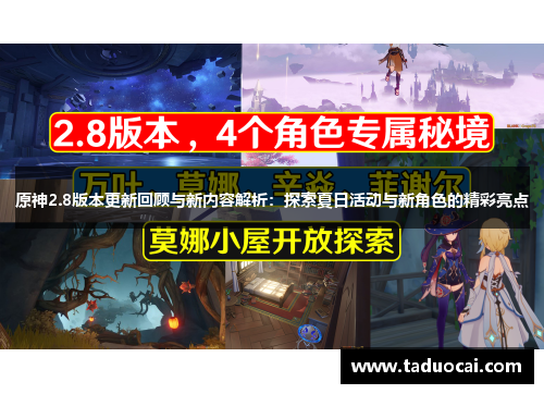 原神2.8版本更新回顾与新内容解析：探索夏日活动与新角色的精彩亮点